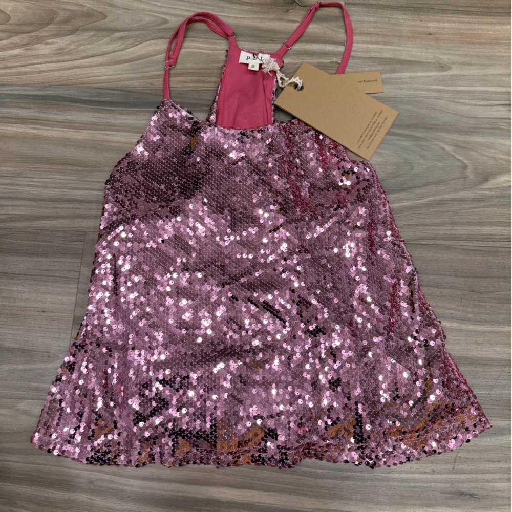POL women’s pink sequined cami